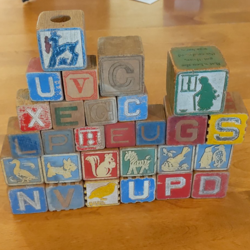 Vintage Wooden Blocks